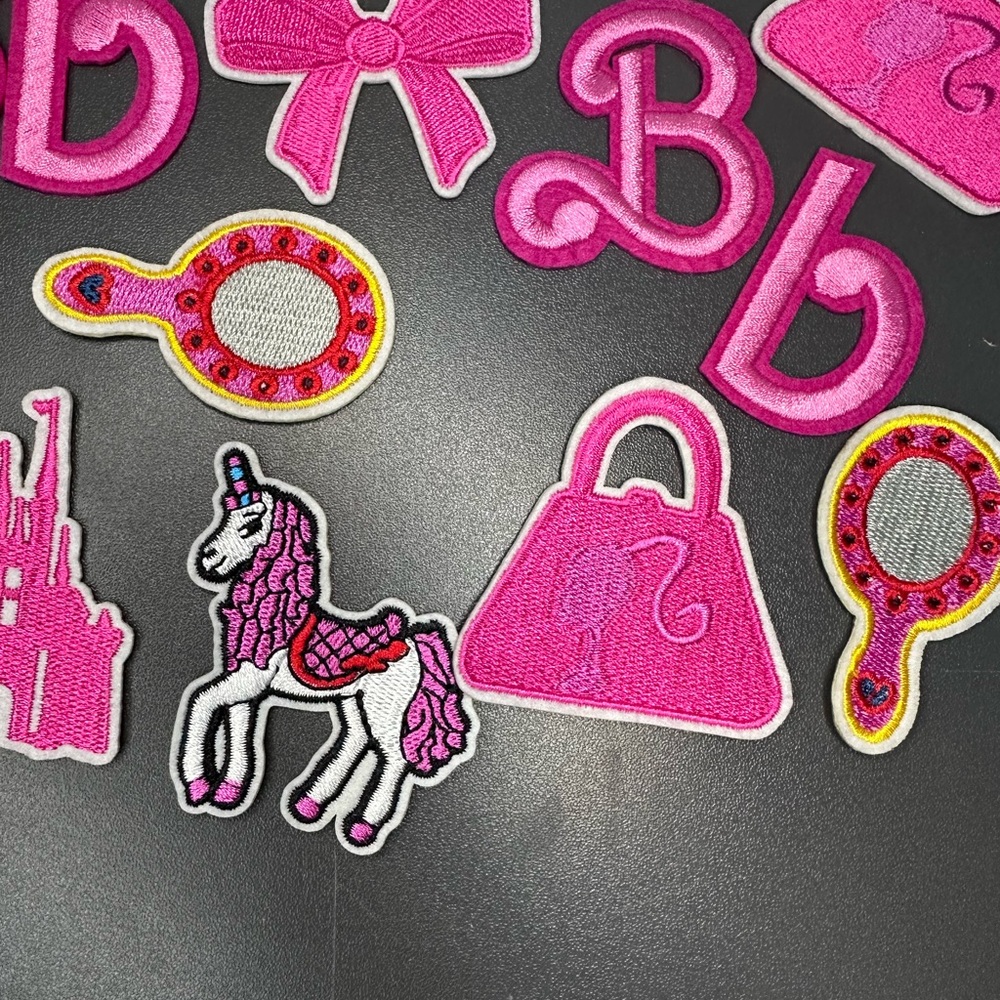 Pink Embroidered Patch Set - Picture 4 of 4